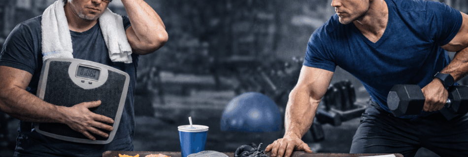 Why most people fail at fat loss infographic showing common mistakes and sustainable weight loss strategies